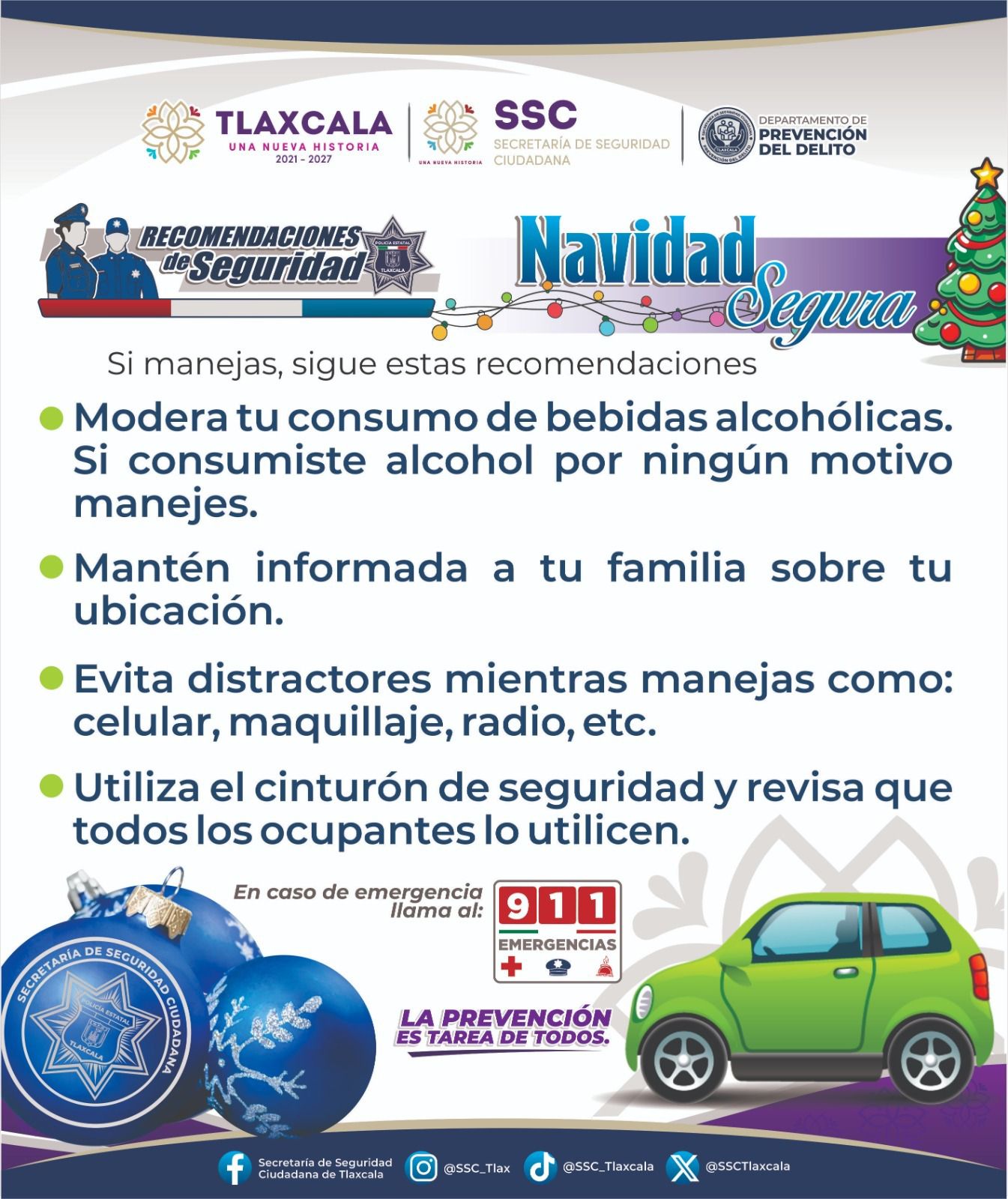 Implementa SSC operativo ‘Carretera segura’